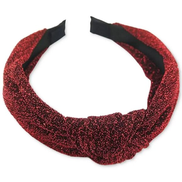 INC Holiday Lane Sparkle Knotted Headband in Red NWT MSRP $25 - Picture 1 of 5